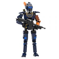 MOC Chappie science fiction action character
