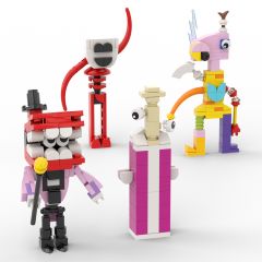 MOC The Amazing Digital Circus set 372 pieces