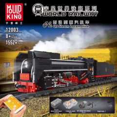 Mould King 12003 RC QJ Steam Locomotive