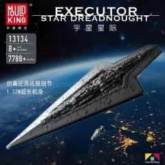Mould King 13134 Executor class Star Dreadnought building blocks kit with compatible bricks