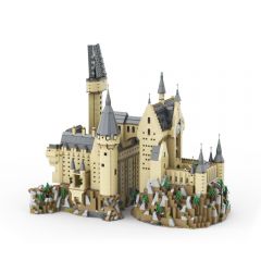 MOC-30884 Hogwart's Castle (71043) Epic Extension Part A building blocks kit with compatible bricks