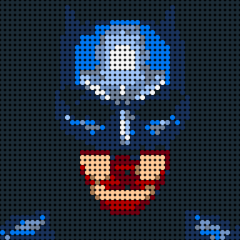 Reunion Batman--Pixel art