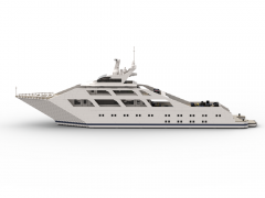 MOC-69299 Luxury Super Yacht in Minifigure