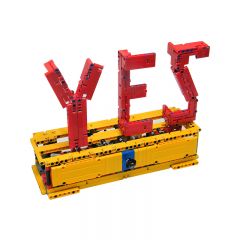 MOC-2805 Yes / No Sculpture Yes with PF (3 left in stock)