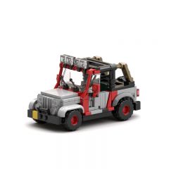 Technic MOC Jurassic Park Staff Jeep MOC-25926