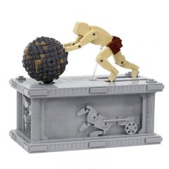 MOC-13424 Sisyphus Automata with power function Motorized version building blocks kit with compatible bricks