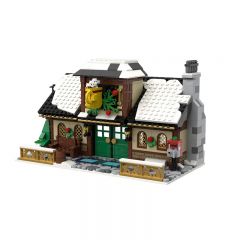 Building MOC Winter Village - Cafe MOC-17649