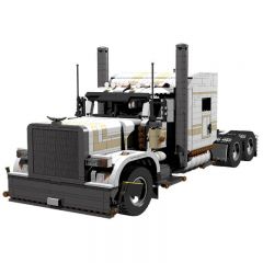 Technic MOC Peterbilt 389 with Ultra Sleeper MOC-6138
