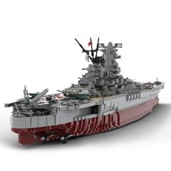 MOC-37260 IJN Yamato 1:200 building blocks series bricks set