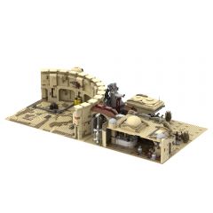 MOC-41406 Mos Eisley Spaceport from A New Hope for 75257 and 75271 building blocks series bricks set