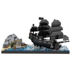MOC-51322 Curse of the Black Pearl building blocks series bricks set