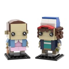 MOC-26518 Stranger Things Brickheadz Collection - Dustin & Eleven