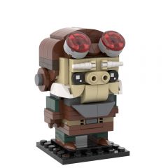 MOC-35498 The Mandalorian - Kuiil Brickheadz