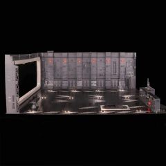 MOC-0631 Star Wars Docking Bay 327 Hanger for minifig scale UCS Falcon Limited Edition with Light Kits building blocks bricks set