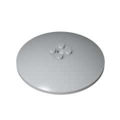 Dish 8x8 Inverted (Radar)-Solid Studs #3961 Light Bluish Gray