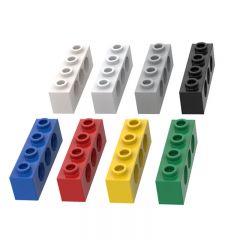 TECHNIC BRICK 1X4, ?4,9 #3701 Yellow