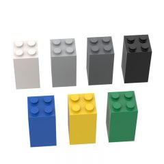 BRICK 2X2X3 #30145 Dark Bluish Gray