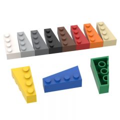 RIGHT BRICK 2X4 W/ANGLE #41767 Yellow