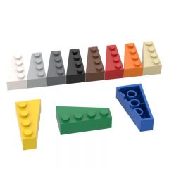 LEFT BRICK 2X4 W/ANGLE #41768 Blue