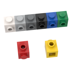 BRICK 1X1 W. 1 KNOB #87087