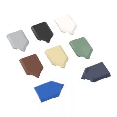 FLAT TILE 2X3 W/ ANGLE #22385 Sand Blue