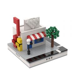 MOC-32982 Post Office for a Modular City 1 left in stock