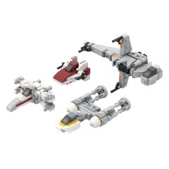 MOC-32286 Micro Rebel Starfighters - Original Trilogy