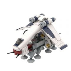 MOC-51483 Republic Dropship & AT-OT - Midi - Episode II & The Clone Wars