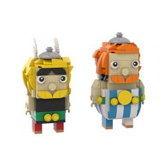 MOC Asterix and Obelix Brickheadz