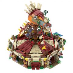 MOC horse head station-Legend of Zelda: Breath of the Wild building blocks