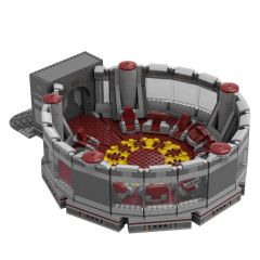 Moc For Star Of Space Wars Brickheadz-wicket Building Blocks