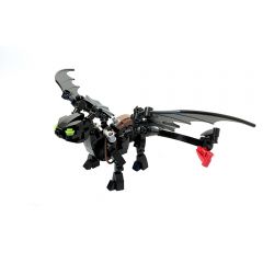 MOC Toothless - How to Train Your Dragon building blocks series bricks set