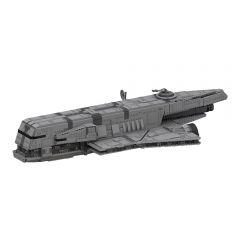 MOC Imperial Gozanti-Class Armored Cruiser compatiale with #75300