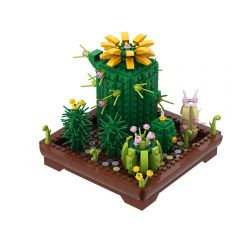 Potted cactus MOC
