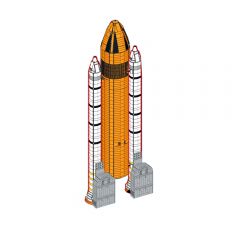 MOC-75461 Vertical Stand update for Space Shuttle Discovery