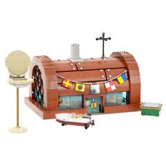 MOC-82378 Krusty Krab building blocks kit with compatible bricks