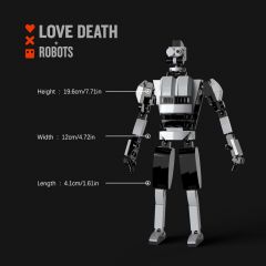 MOC Love Death + Robots-box3500 building blocks series bricks set