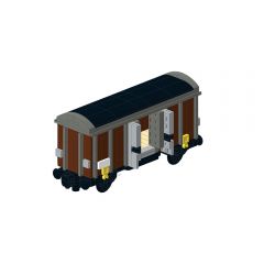 MOC-8433 4-Wheel Box Wagon 