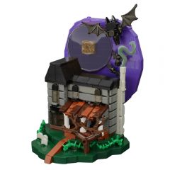 MOC-89533 Halloween Haunted House(Only 7 left in stock)