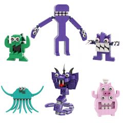 MOC Garten of Banban Silent Steve Chef Pigster Long Joe building blocks Banban series bricks set