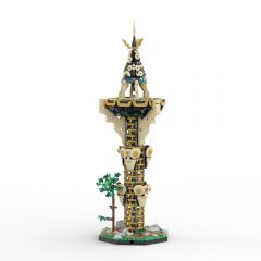 MOC-139323 Sheikah Tower from The Legend of Zelda: Breath of the Wild Sheikah Tower building blocks gaming series bricks set