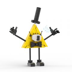 MOC Gravity Falls Bill Cipher building blocks animation series bricks set