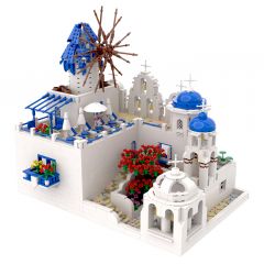 MOC Santorini-Greek town