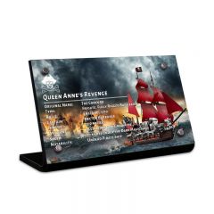 4195 Queen Anne's Revenge Acrylic Information Sign(Only 1 left in stock)