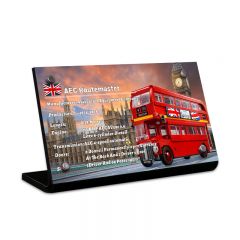 10258 London Bus Acrylic Information Sign(Only 4 left in stock)