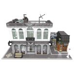 MOC-10811 Brick Bank with Coffee Shop building blocks series bricks set