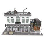 MOC-10811 Brick Bank with Coffee Shop building blocks series bricks set