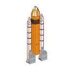 MOC-75461 Vertical Stand update for Space Shuttle Discovery building blocks kit with compatible bricks