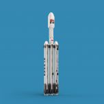 MOC-73911 Space building blocks 1:110 Falcon 9 Collector's Edition Aerospace Series Bricks set