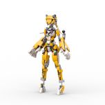 MOC Robot Girl Mobile Suit Girl Female RobotTiger Girl